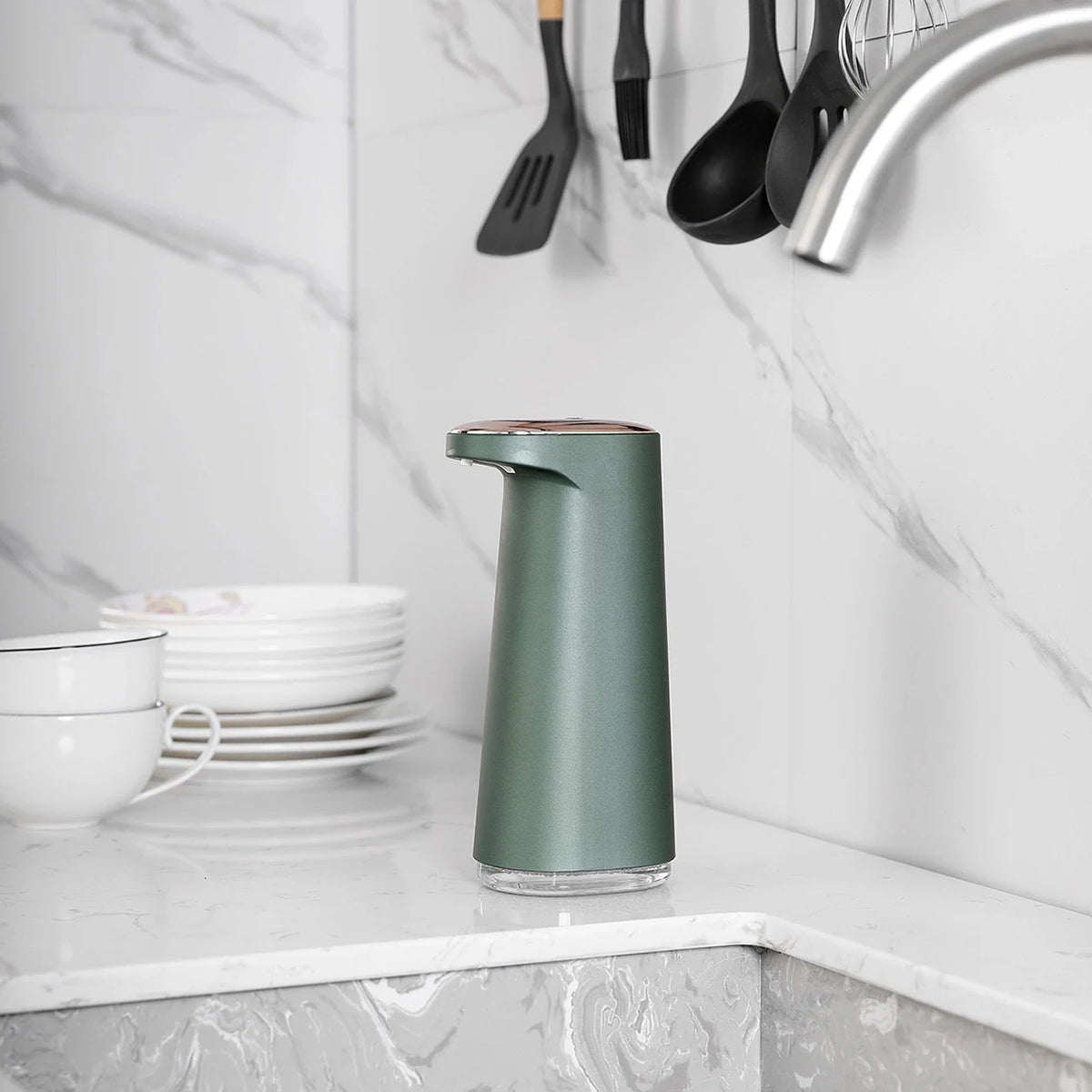 New 450ML Automatic Soap Despenser USB Rechargeable Soap Dispensers Touchless Foam and Liquid Soap Dispenser Bathroom Accesso